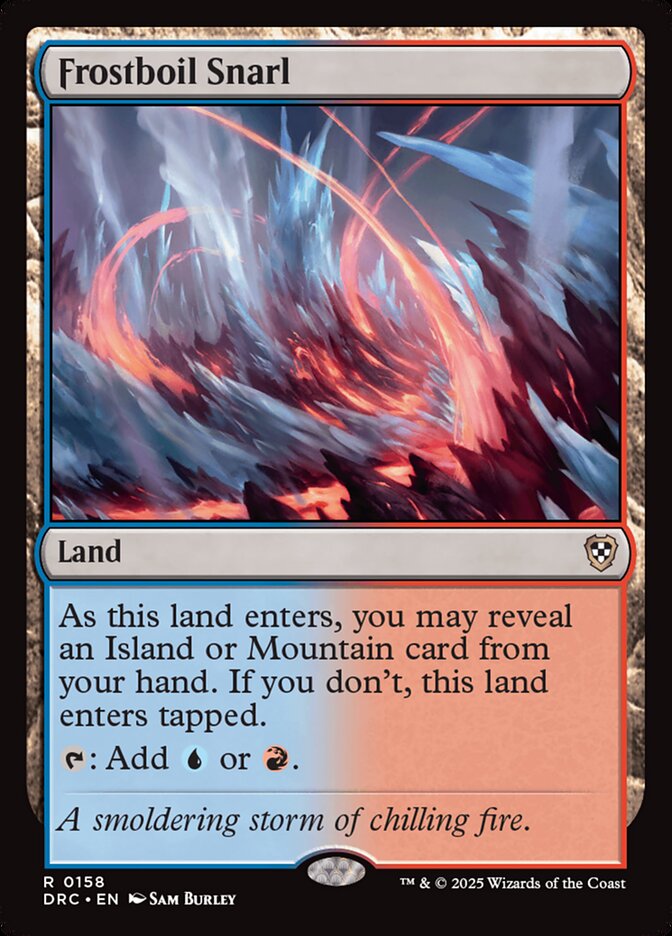 Frostboil Snarl, Aetherdrift Commander · 0158