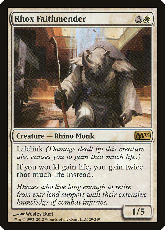Rhox Faithmender, Magic 2013 · 29/249