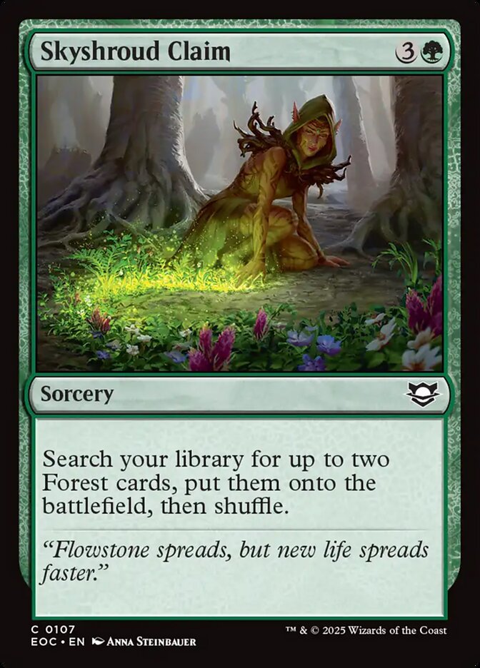Skyshroud Claim, Edge of Eternities Commander · 0107