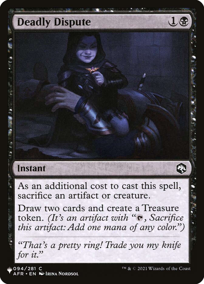 Deadly Dispute, The List · afr-94