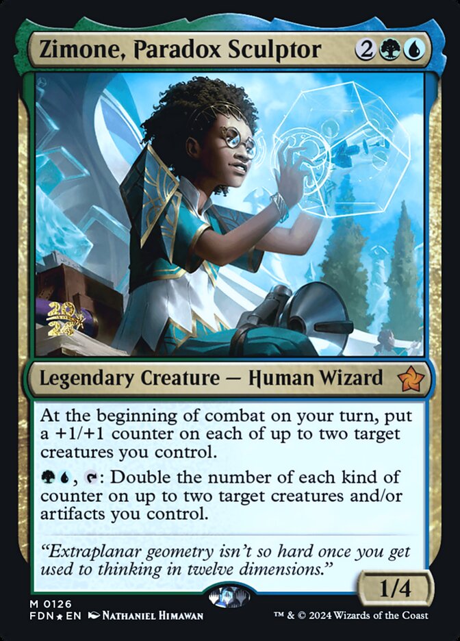 Zimone, Paradox Sculptor, Foundations Promos · 0126