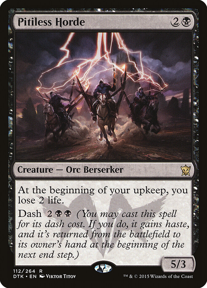 Pitiless Horde, Dragons of Tarkir · 112/264