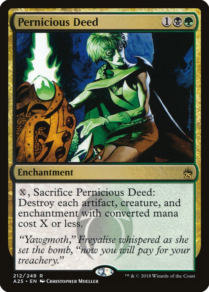 Pernicious Deed, Masters 25 · 212/249