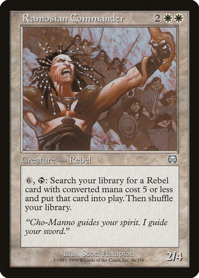 Ramosian Commander, Mercadian Masques · 36/350