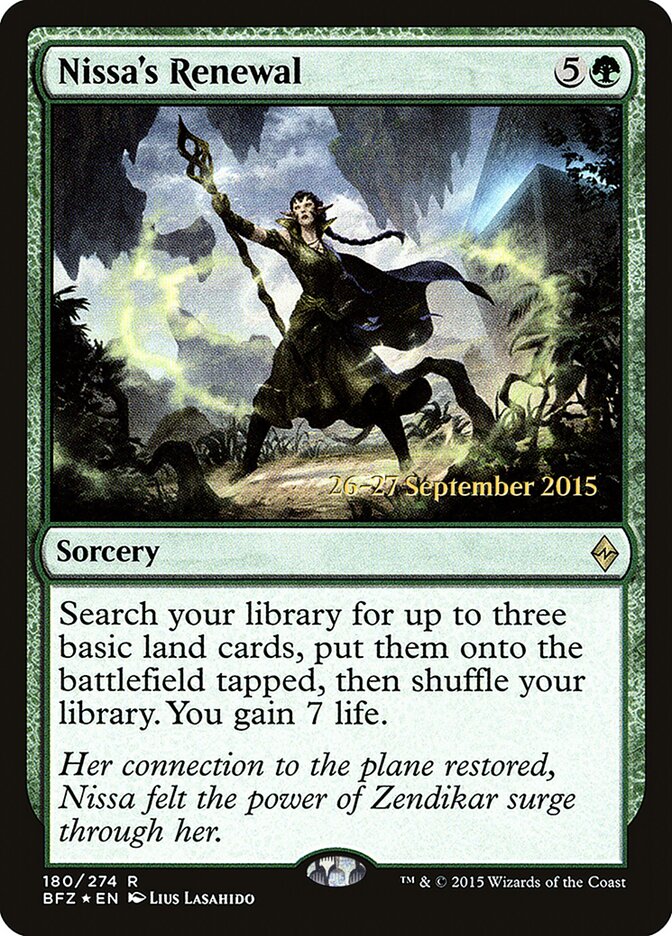Nissa's Renewal, Battle for Zendikar Promos · 180/274
