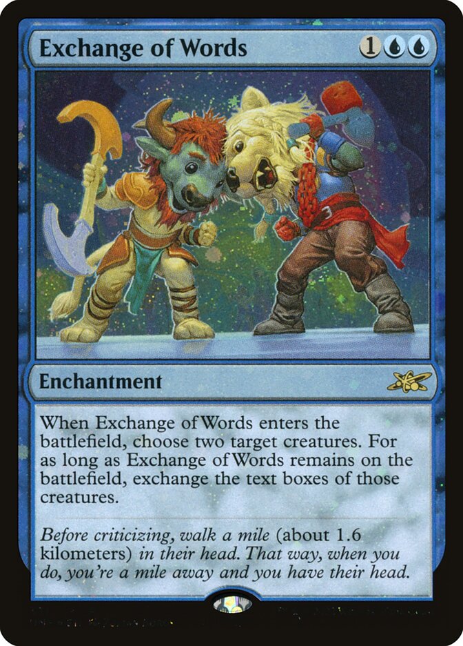 Exchange of Words, Unfinity · 331
