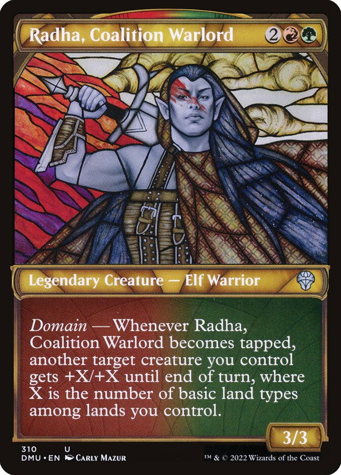 Radha, Coalition Warlord, Dominaria United · 310