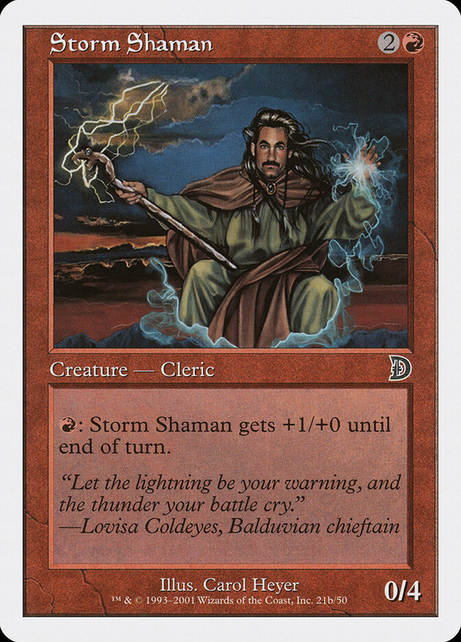 Storm Shaman, Deckmasters · 21b