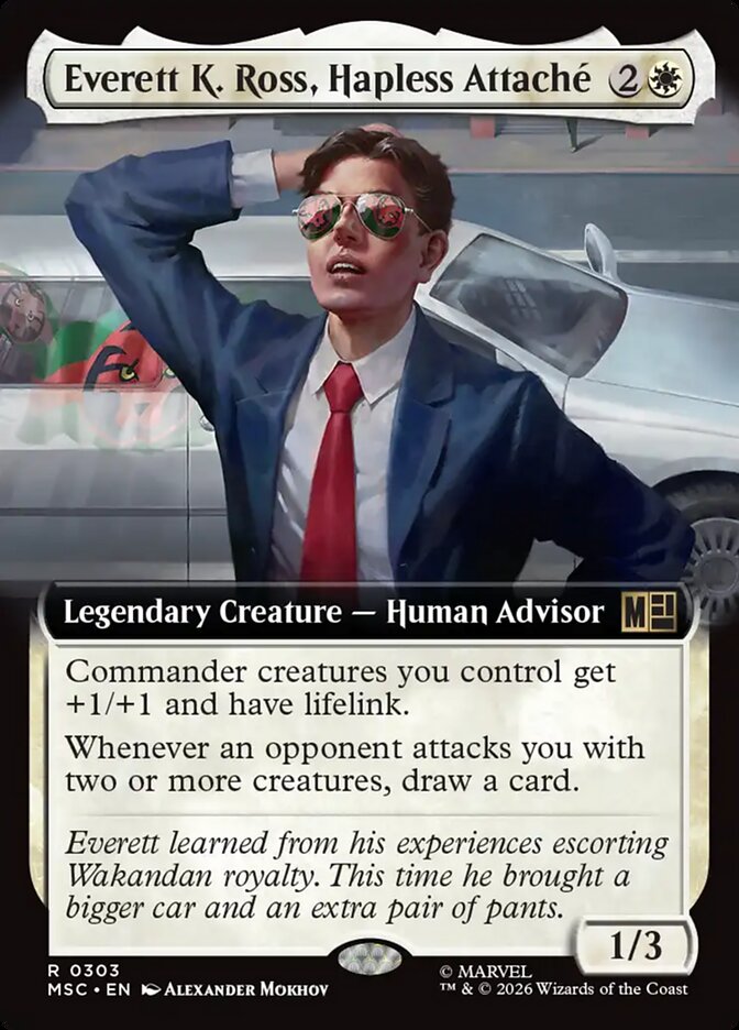 Everett K. Ross, Hapless Attaché, Marvel Super Heroes Commander · 0303