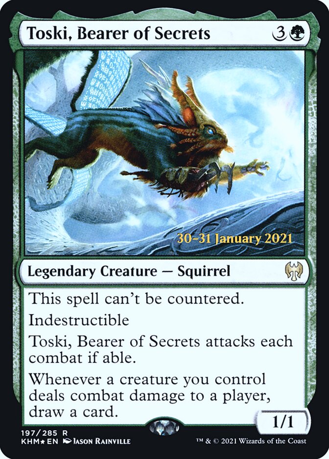 Toski, Bearer of Secrets, Kaldheim Promos · 197/285