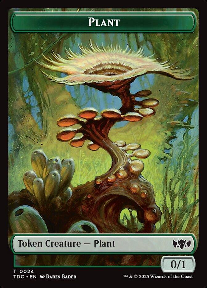 Plant, Tarkir: Dragonstorm Commander Tokens · 0024