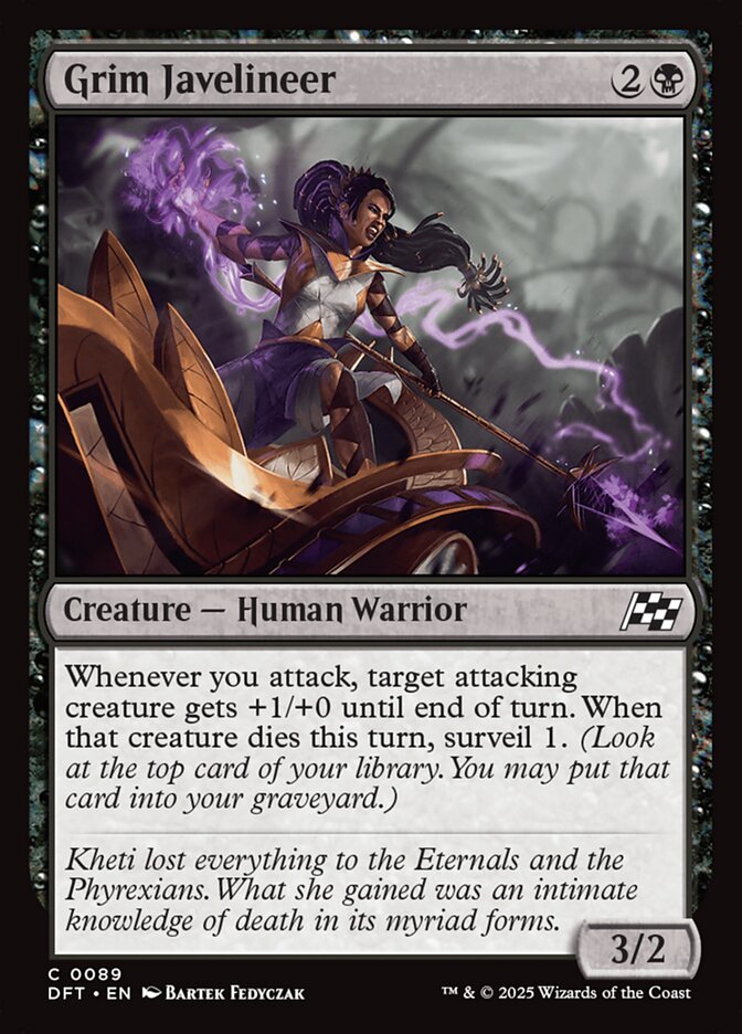Grim Javelineer, Aetherdrift · 0089
