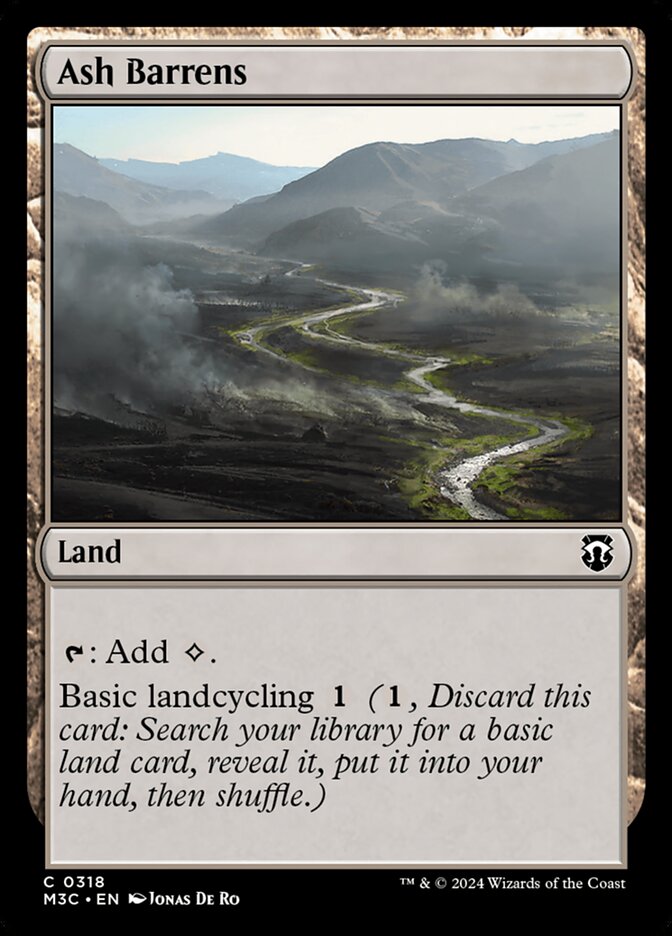 Ash Barrens, Modern Horizons 3 Commander · 0318