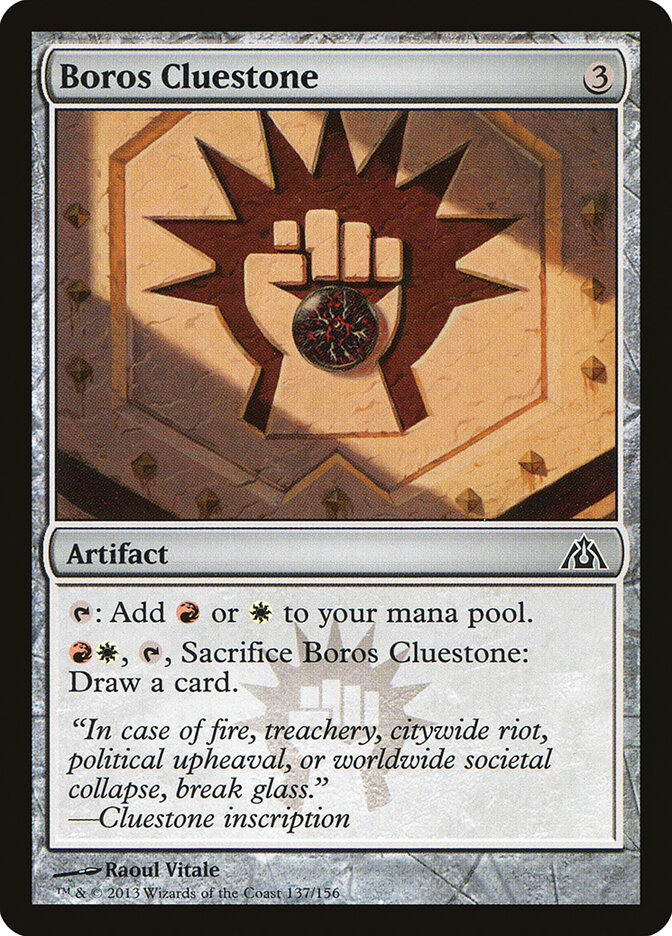 Boros Cluestone, Dragon's Maze · 137/156