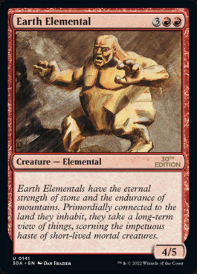 Earth Elemental, 30th Anniversary Edition · 141/594