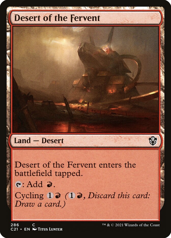 Desert of the Fervent, Commander 2021 · 286