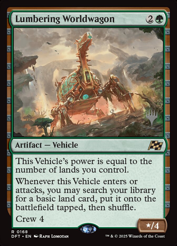 Lumbering Worldwagon, Aetherdrift Promos · 0168