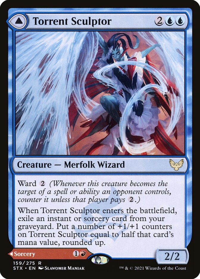 Torrent Sculptor // Flamethrower Sonata, Strixhaven: School of Mages · 159/275
