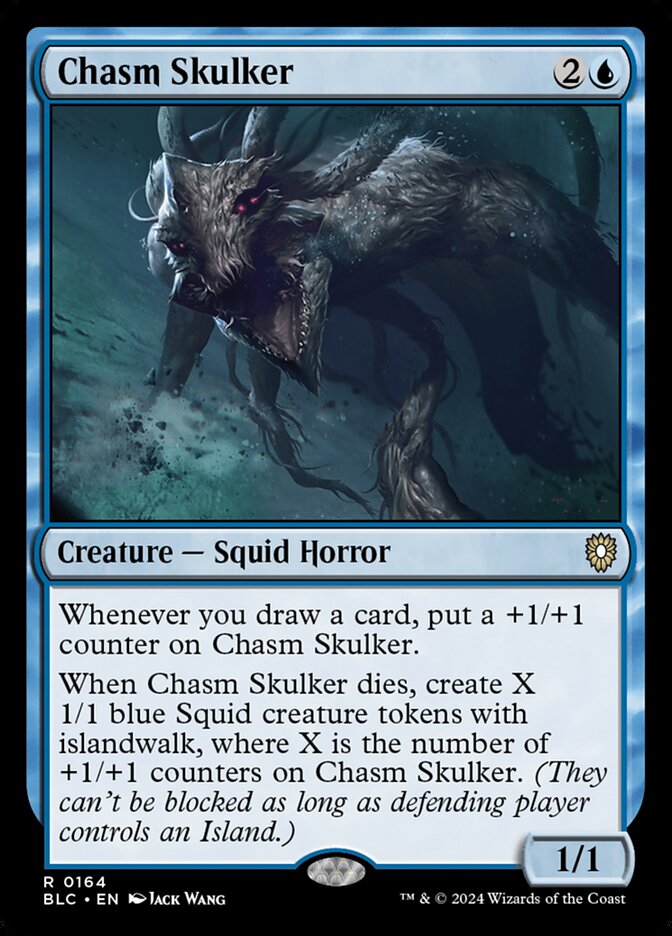 Chasm Skulker, Bloomburrow Commander · 0164