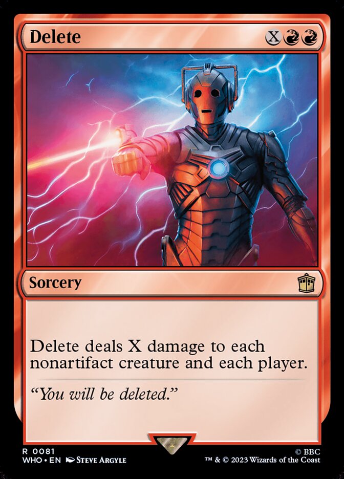 Delete, Doctor Who · 0081