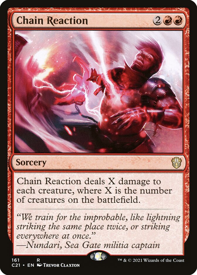 Chain Reaction, Commander 2021 · 161