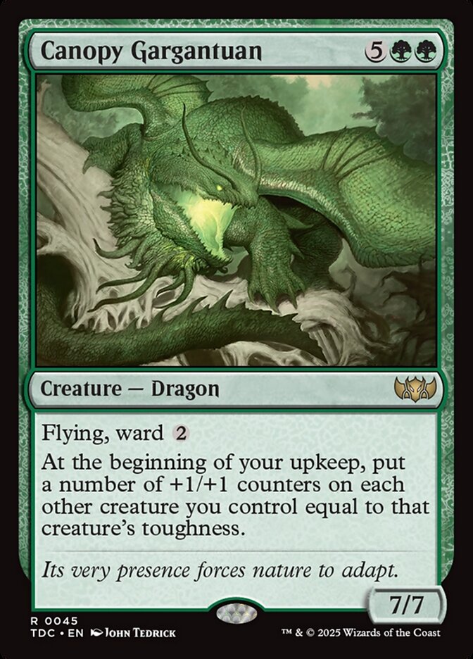 Canopy Gargantuan, Tarkir: Dragonstorm Commander · 0045
