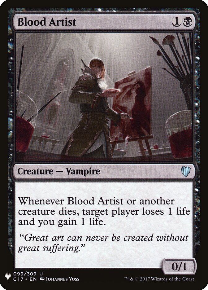 Blood Artist, The List · c17-99
