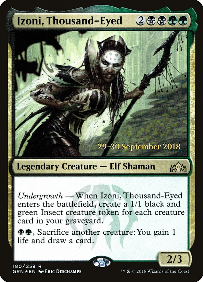 Izoni, Thousand-Eyed, Guilds of Ravnica Promos · 180/259