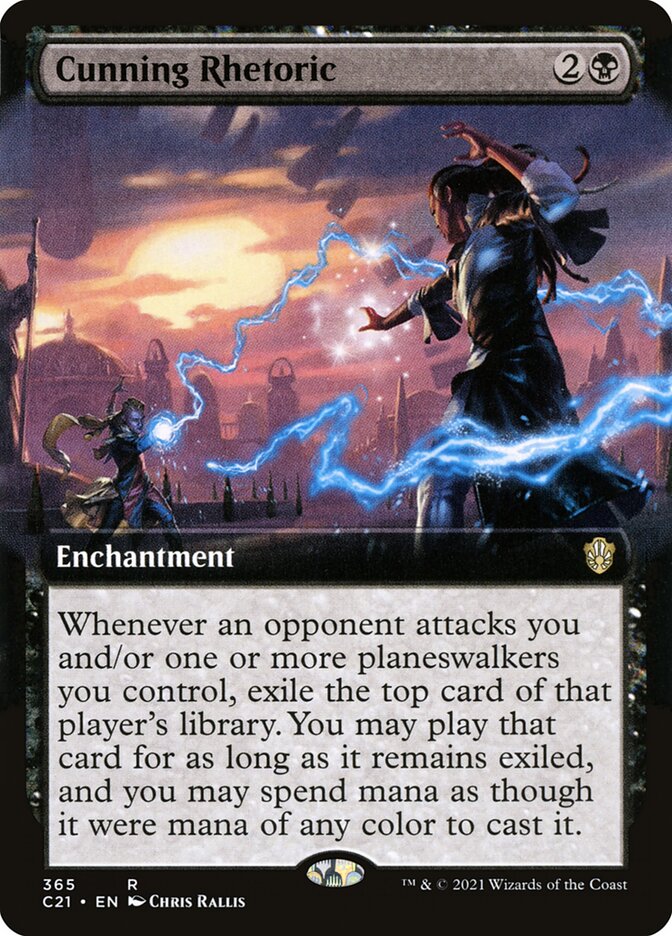 Cunning Rhetoric, Commander 2021 · 365