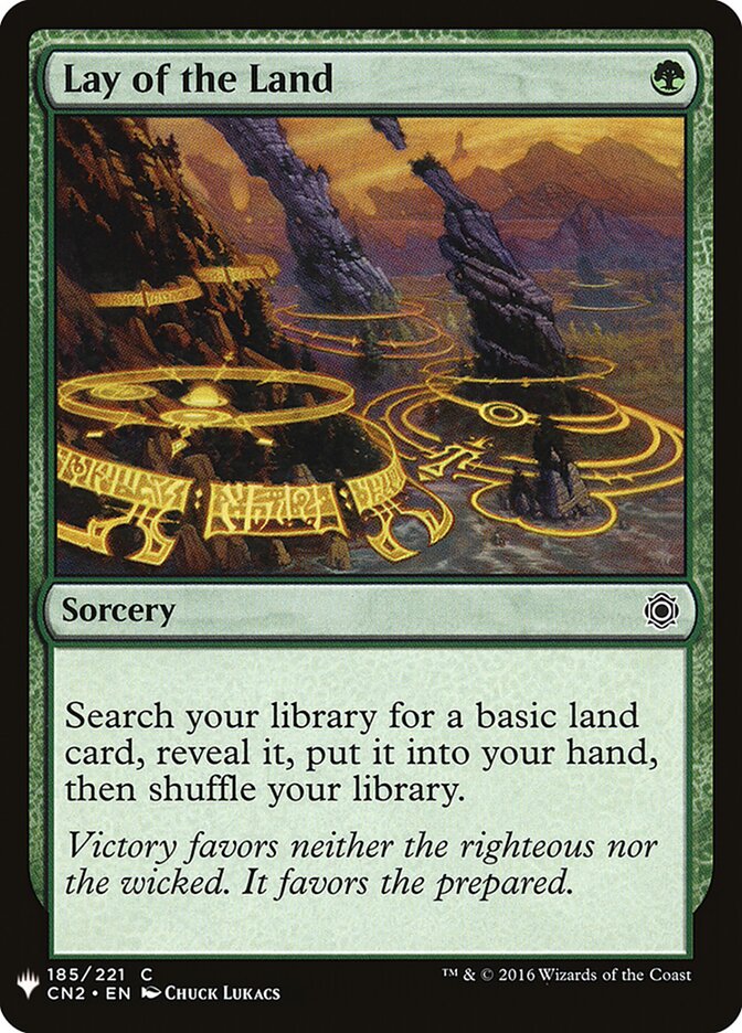 Lay of the Land, The List · cn2-185