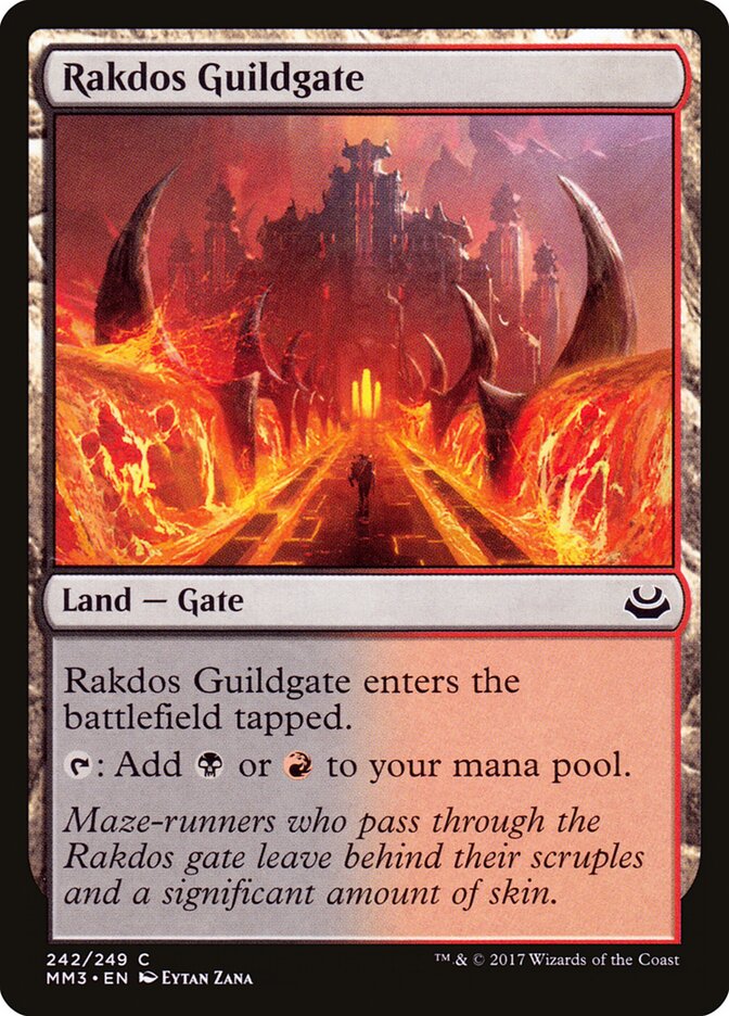 Rakdos Guildgate, Modern Masters 2017 · 242/249