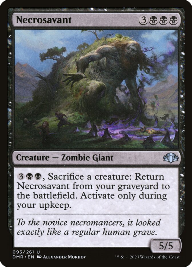 Necrosavant, Dominaria Remastered · 093/261