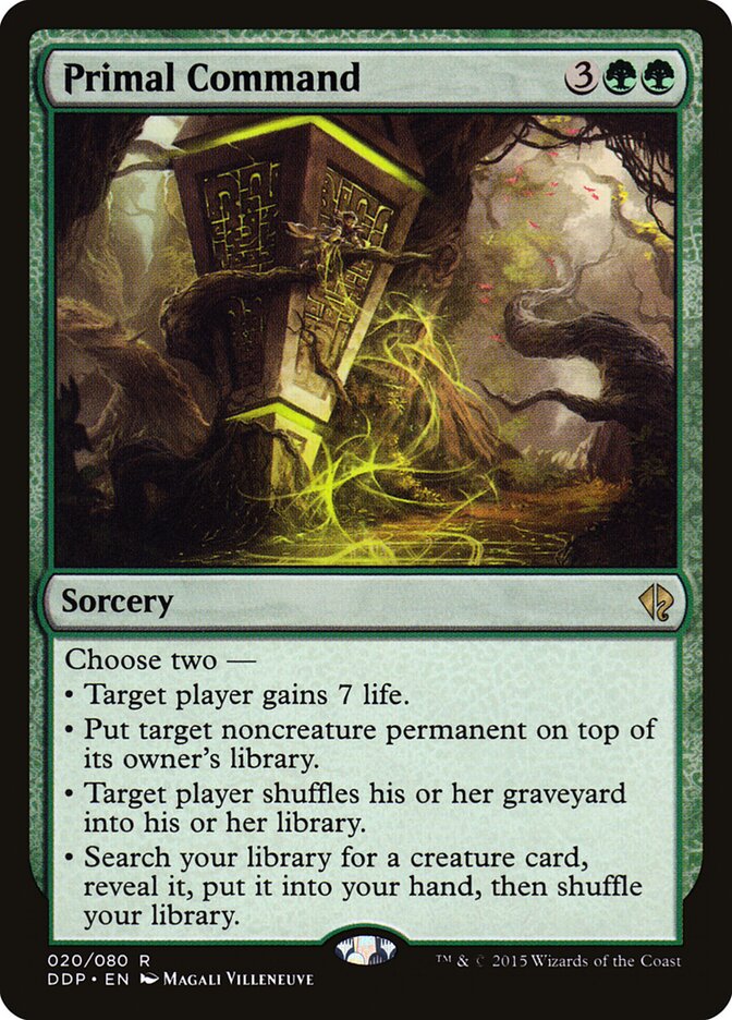 Primal Command, Duel Decks: Zendikar vs. Eldrazi · 020/080