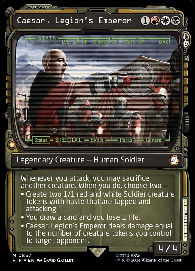 Caesar, Legion's Emperor, Fallout · 0867