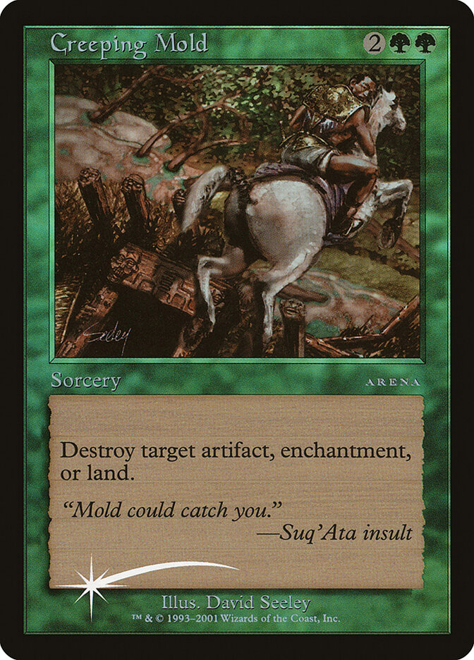 Creeping Mold, Arena League 2001 · 2/12