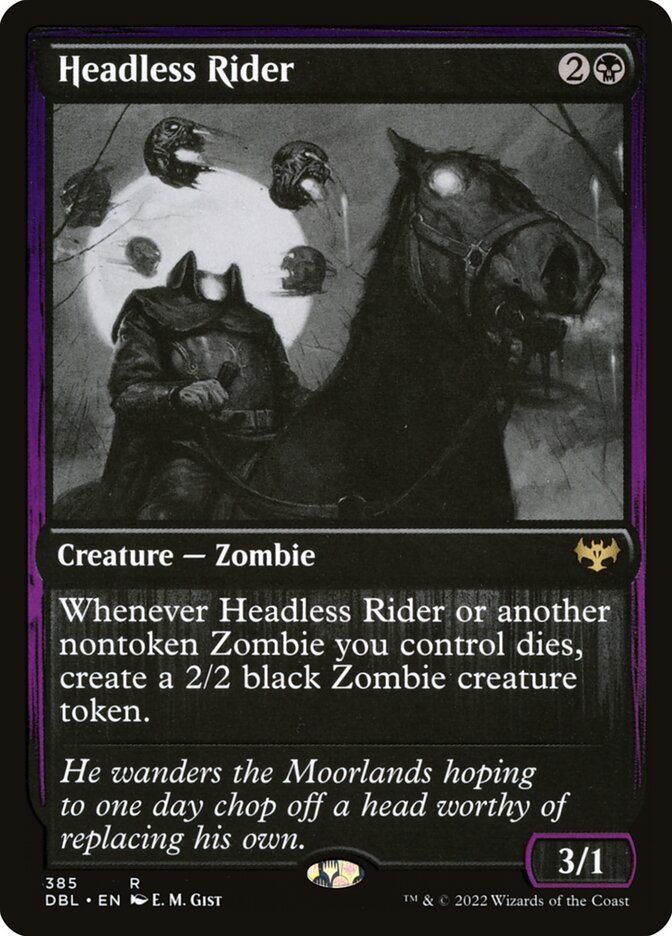 Headless Rider, Innistrad: Double Feature · 385/534