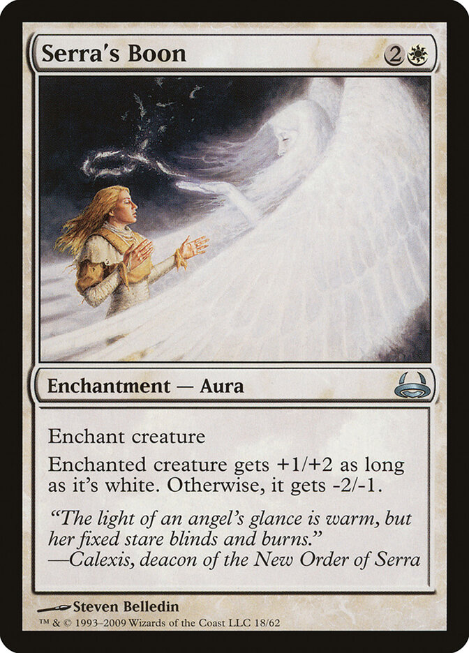 Serra's Boon, Duel Decks: Divine vs. Demonic · 18/62