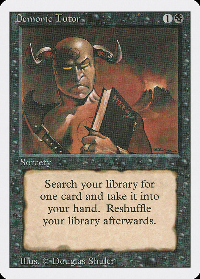 Demonic Tutor, Revised Edition · 105