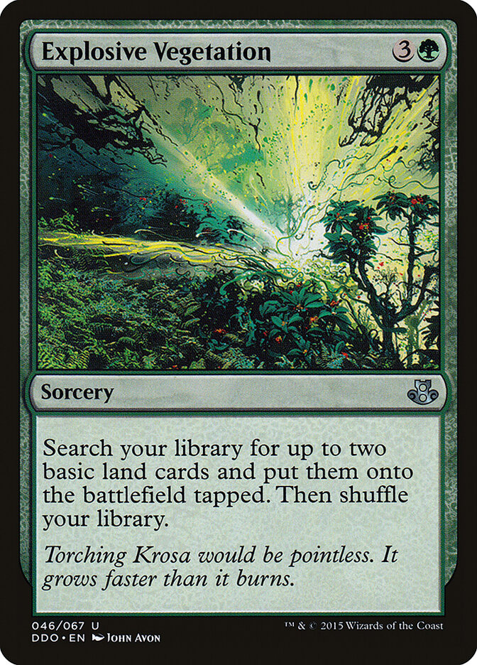 Explosive Vegetation, Duel Decks: Elspeth vs. Kiora · 046/067