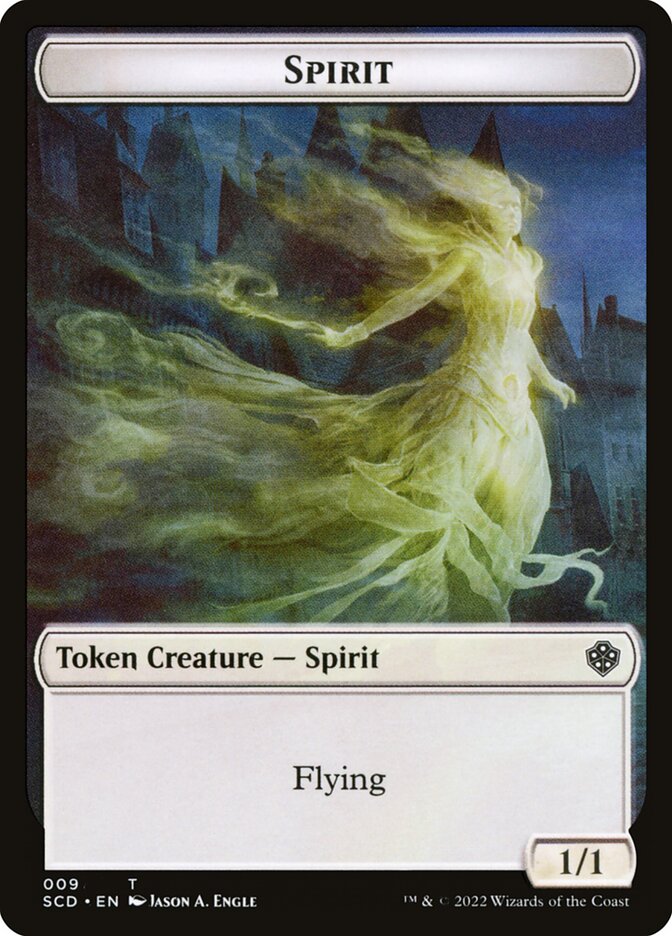 Spirit, Starter Commander Deck Tokens · 009