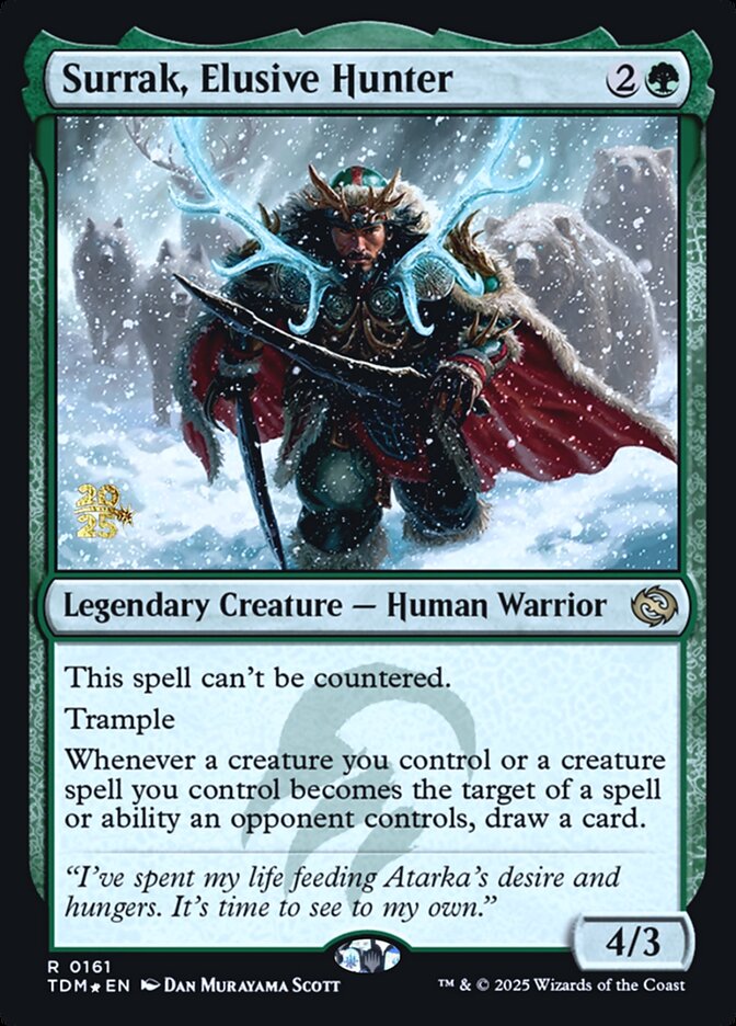 Surrak, Elusive Hunter, Tarkir: Dragonstorm Promos · 0161