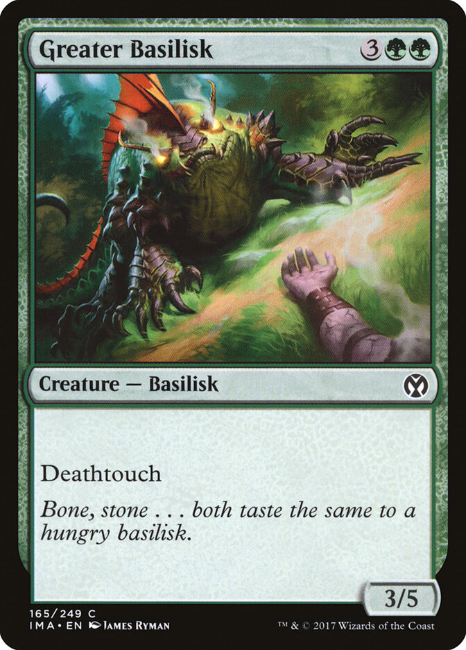 Greater Basilisk, Iconic Masters · 165/249