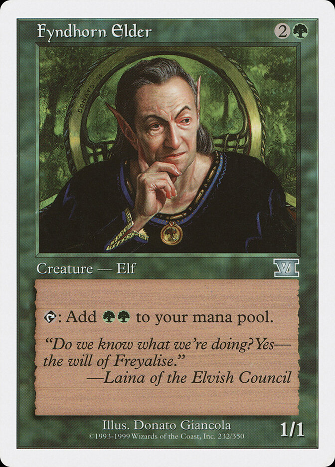 Fyndhorn Elder, Classic Sixth Edition · 232/350
