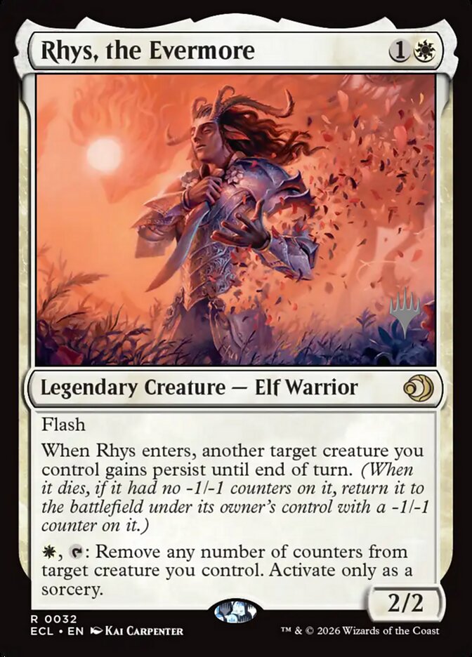 Rhys, the Evermore, Lorwyn Eclipsed Promos · 0032