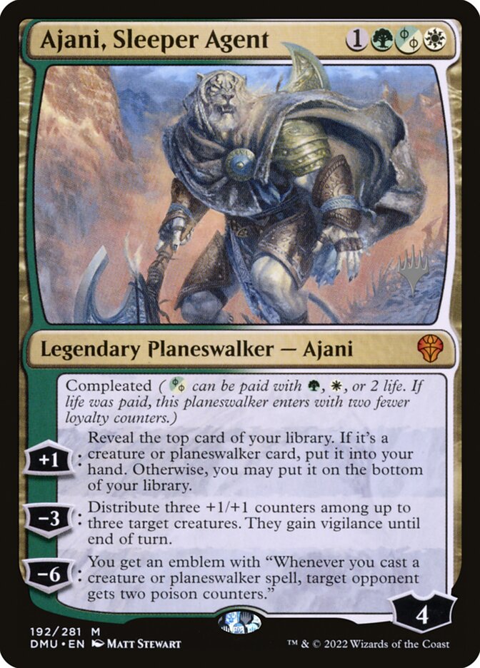 Ajani, Sleeper Agent, Dominaria United Promos · 192/281