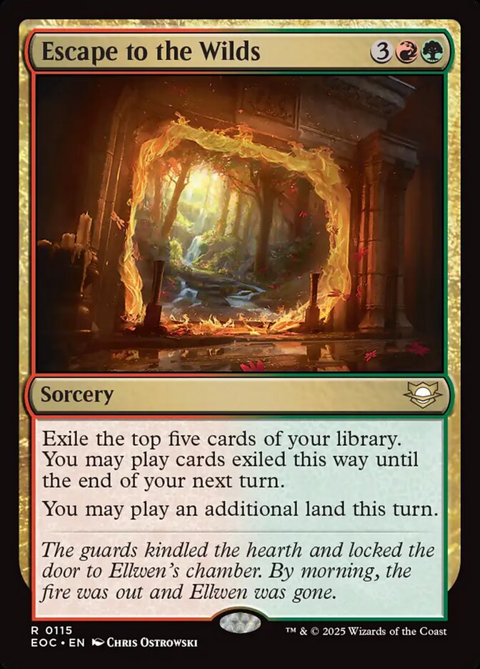 Escape to the Wilds, Edge of Eternities Commander · 0115