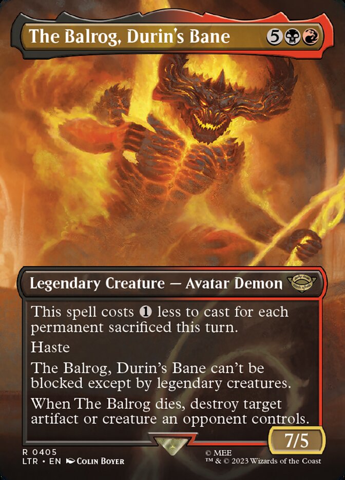 The Balrog, Durin's Bane, The Lord of the Rings: Tales of Middle-earth · 0405