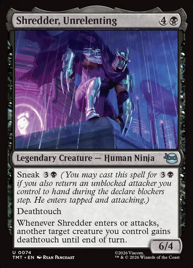 Shredder, Unrelenting, Teenage Mutant Ninja Turtles · 0074