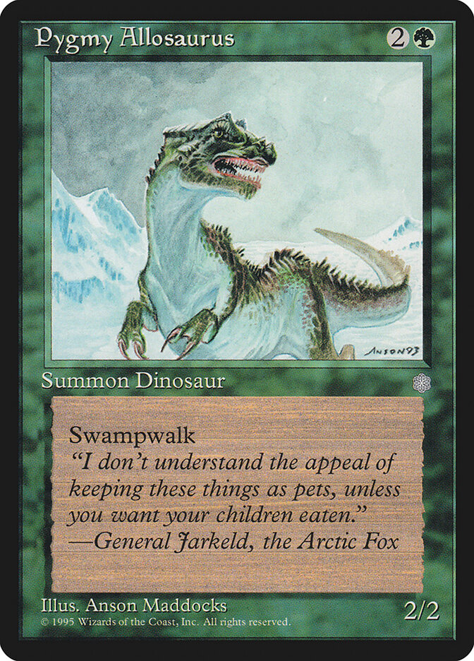 Pygmy Allosaurus, Ice Age · 257