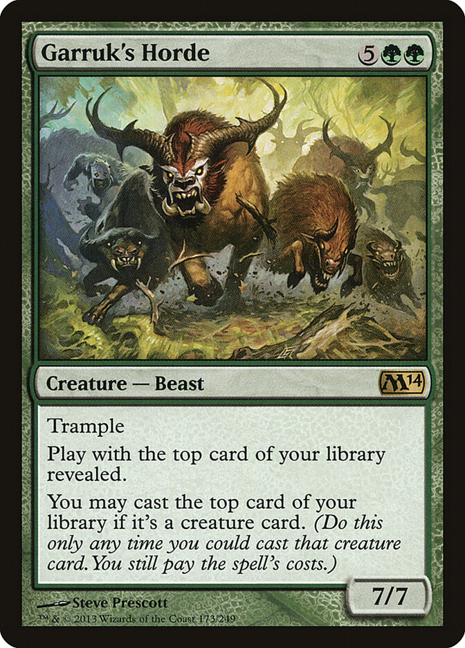 Garruk's Horde, Magic 2014 · 173/249